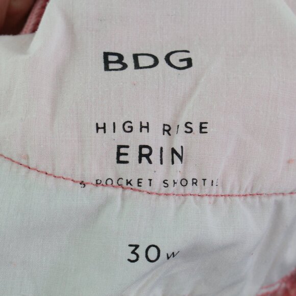 BDG Erin High Rise 5-Pocket Jean‎ Short Pink Size 30 - Picture 5 of 6